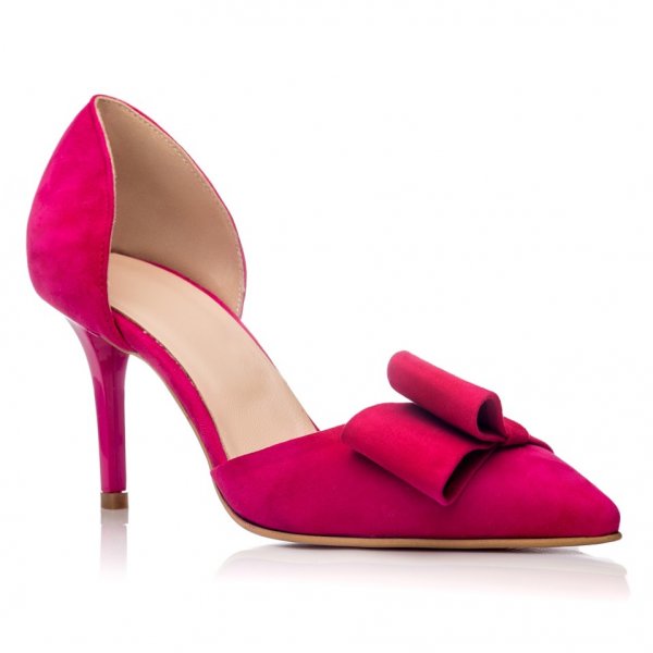 Pantofi piele naturala Fabiana Fuchsia - sau Orice Culoare